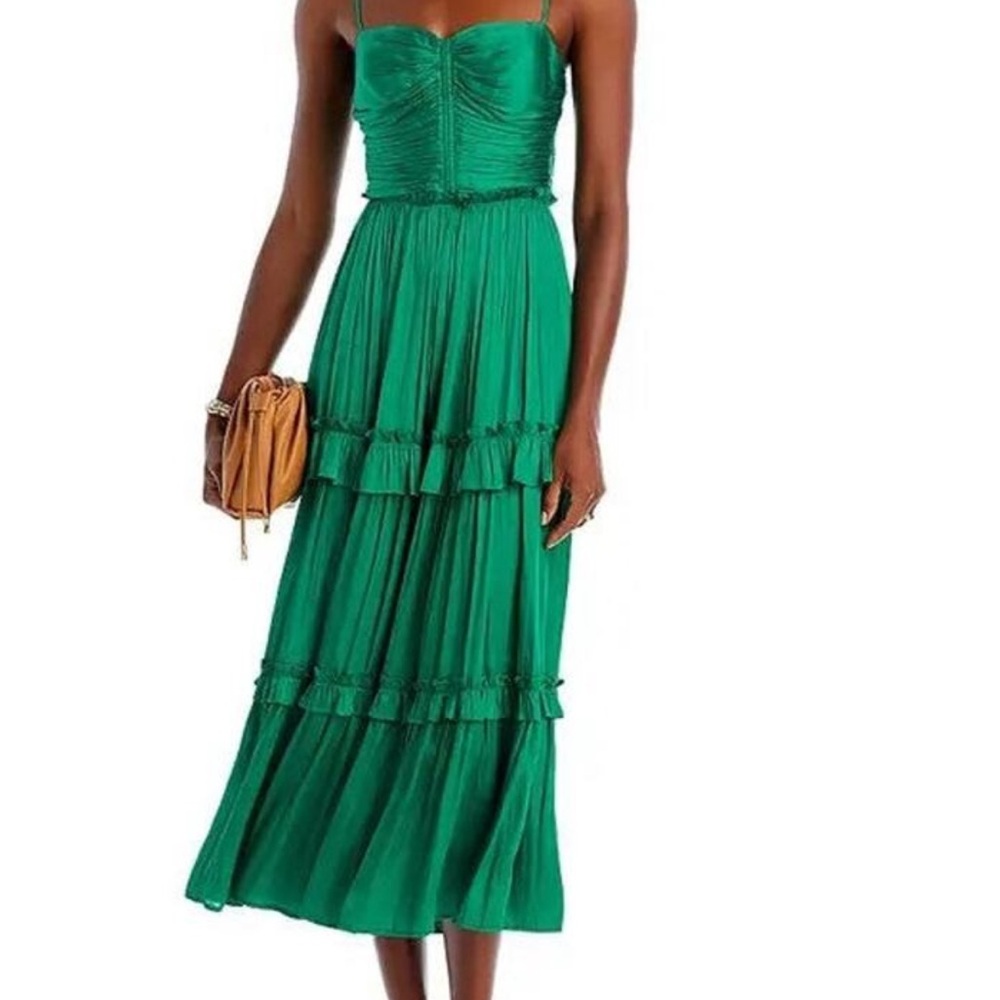 Green Aqua midi dress